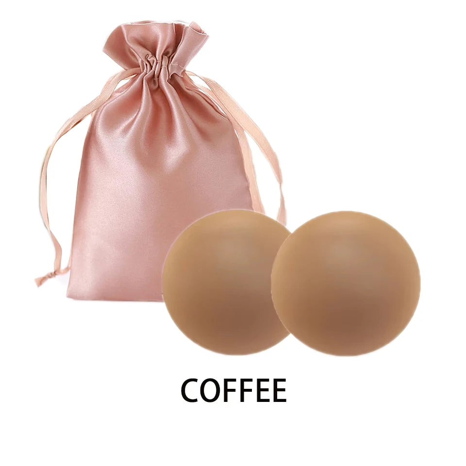 Reusable Silicone Nipple Covers Non Sticky Nipple Pasties Breast Petals With Satin Bag