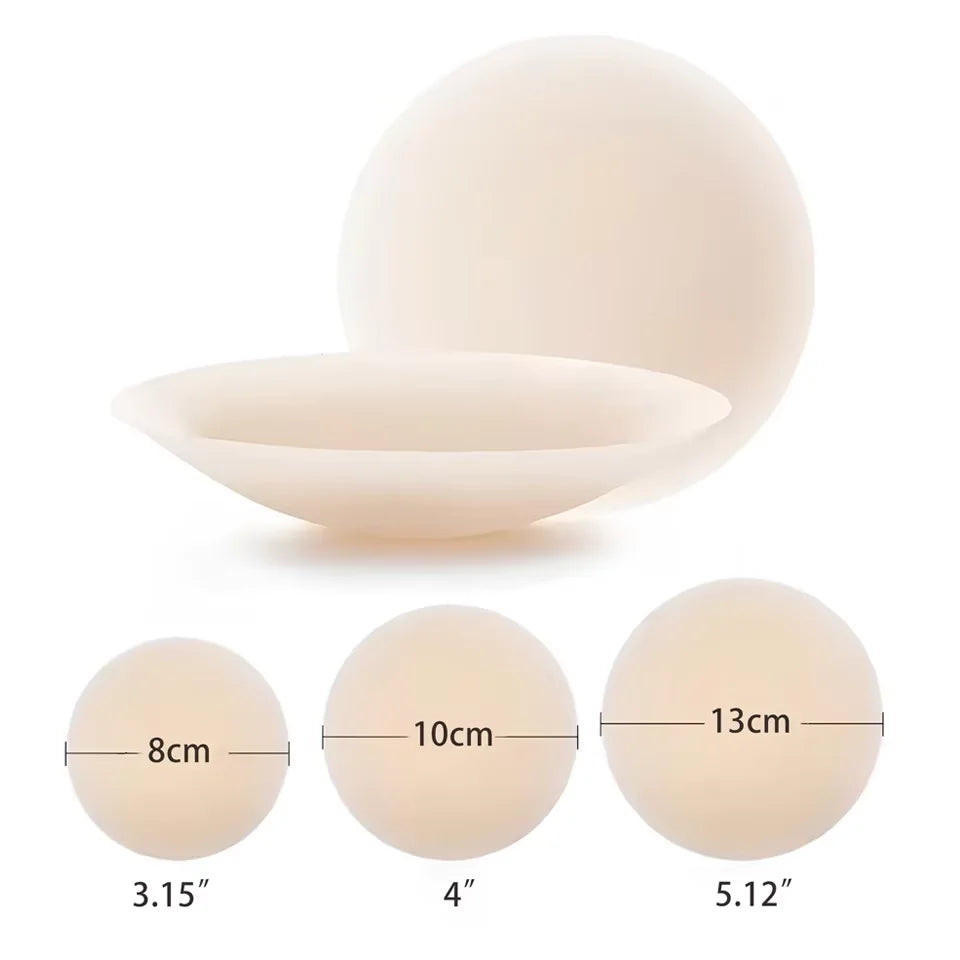 Reusable Silicone Nipple Covers Non Sticky Nipple Pasties Breast Petals With Satin Bag