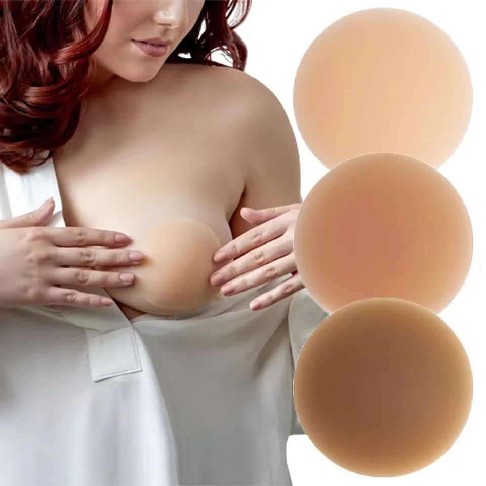 Reusable Silicone Nipple Covers Non Sticky Nipple Pasties Breast Petals With Satin Bag